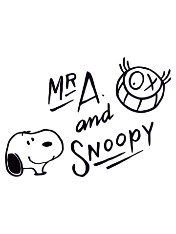 Mr A and Snoopy