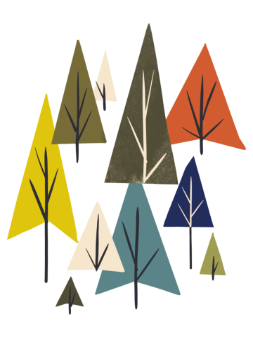 Multicolor Pines