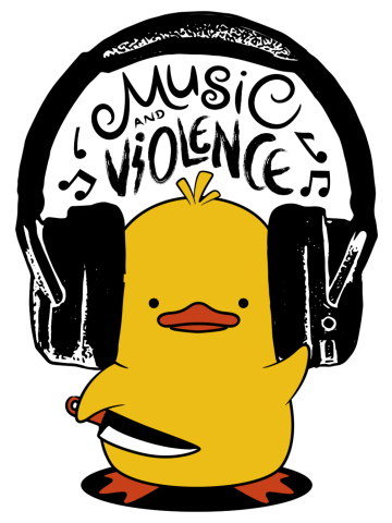 Music and Violence Duck Headphones 