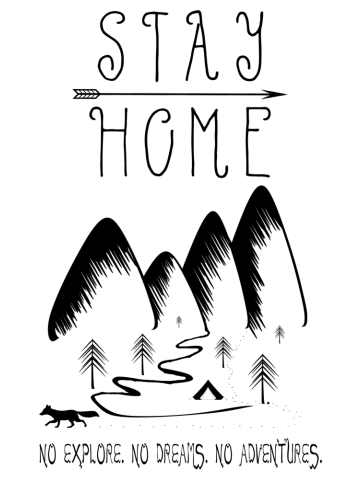 My Mountains and Hiking Art