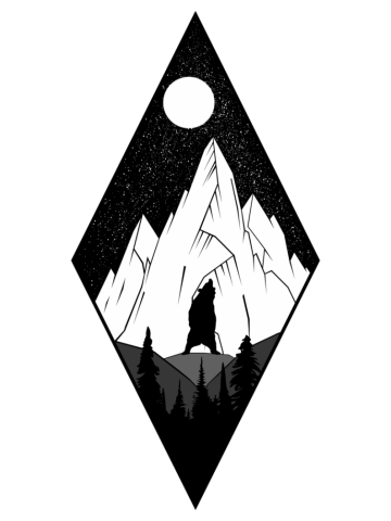 My Mountains and Hiking Art