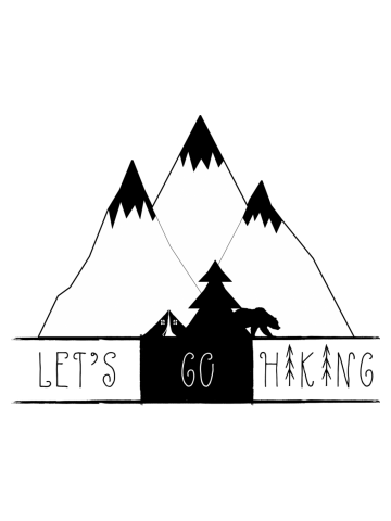 My Mountains and Hiking Art