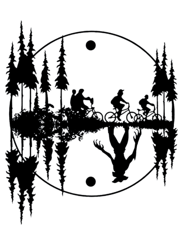 Netflix Stranger Things, Hawkins Middle School, Upside Down, The Demogorgon