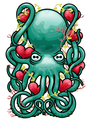 Octupus and Hearts