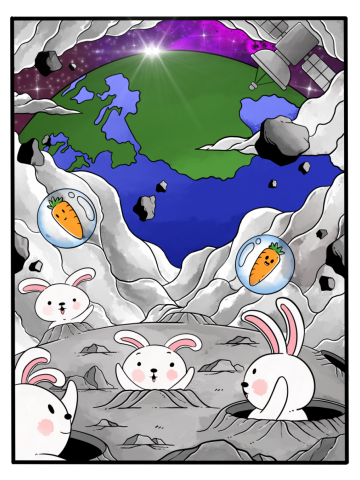 Once upon a time on the moon