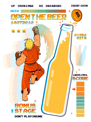 Open the beer