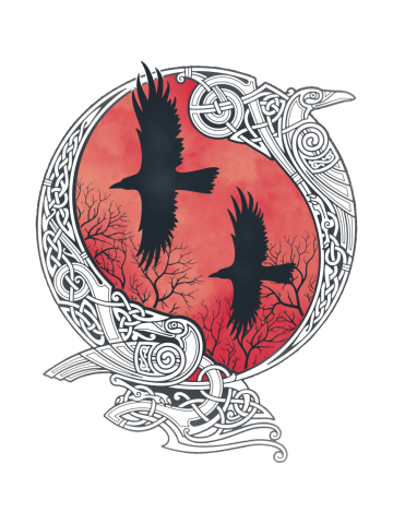 Ordins Reveng Munin And Hugin