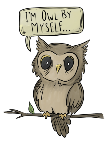 Owl by myself... Save our forests