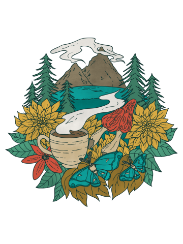 Pacific Northwest Coffee, Moths and Nature