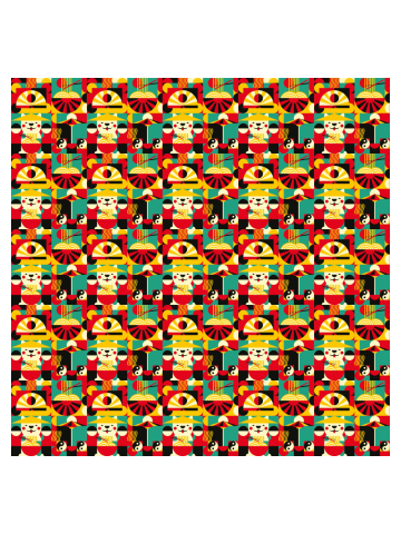 Pattern Dog Ramen
