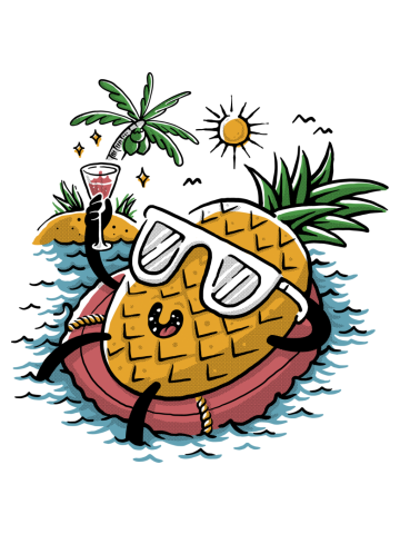 Pineapple Relaxing