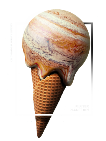 Planet Jupiter Ice Cream