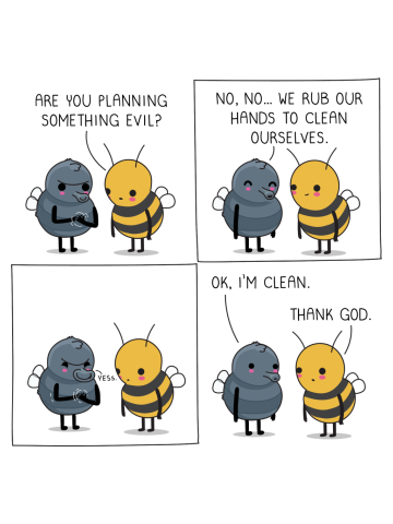 Planning something evil