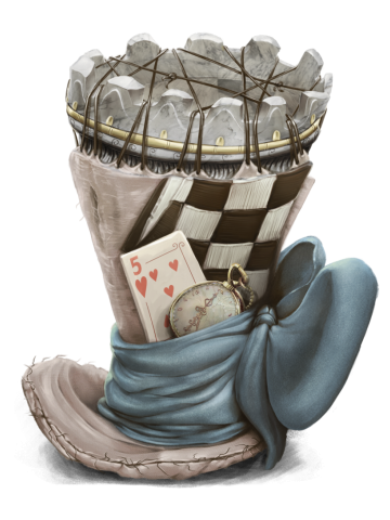 Playing chess hat, Chess themed
