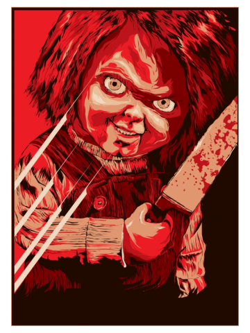Poster devildoll (Chucky)