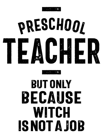 Preschool Teacher Job Title Occupation Gift