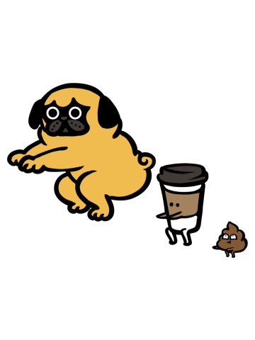 Pug and Coffee Squats