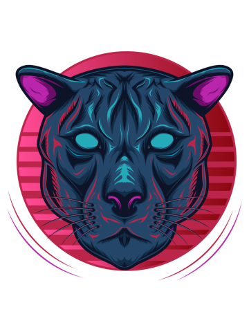 Puma Face in the dark side.