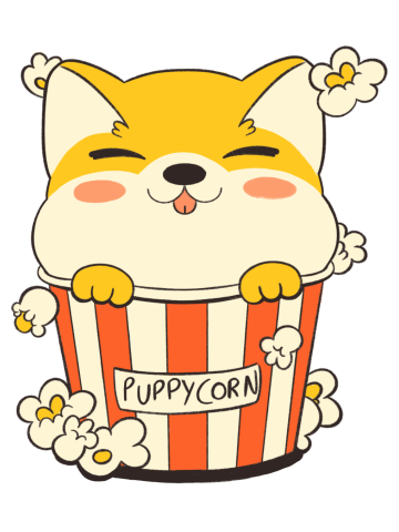 Puppycorn Shiba Movie Popcorn