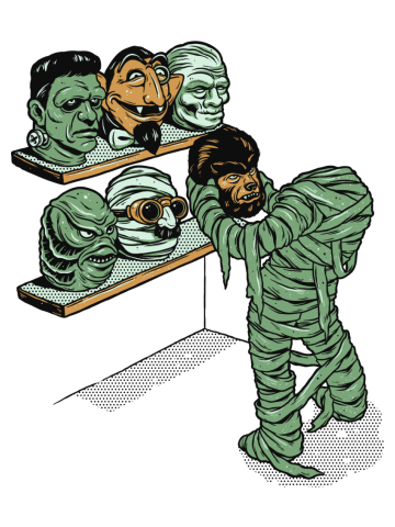 Put on a monster face