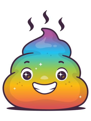 Rainbow Poop