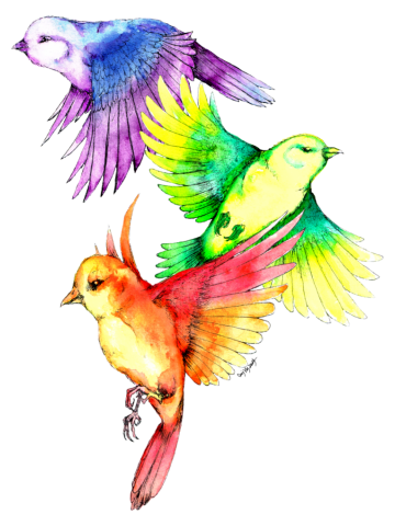 Rainbow Pride Flock