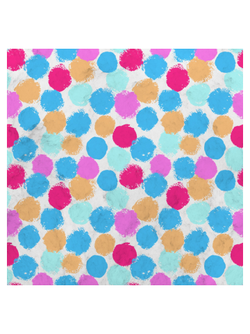 Rainbow Spots Circle Pattern