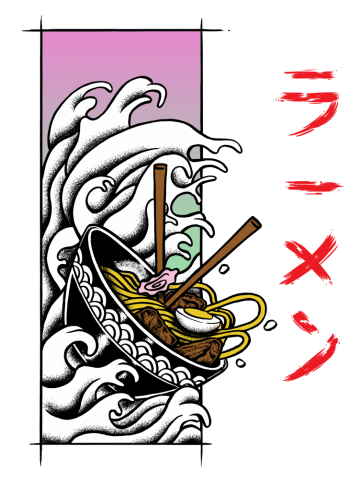 Ramen Bowl (Colored)