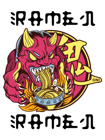 Ramen Noodles Devil Japan Gift Japanese