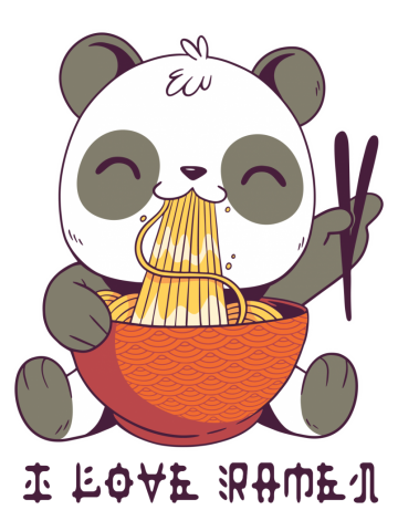 Ramen Noodles Panda Japan Gift Pandas