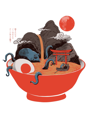 Ramen and Kraken Landscape