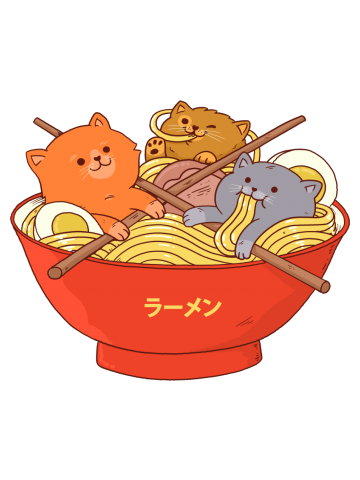 Ramen and cats
