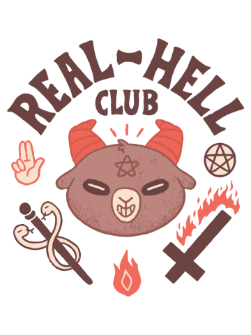 Real-Hell Club - Cute Baphomet Hellfire Club version