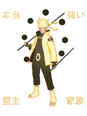 Real/Leader/Strong/Family Naruto Shirt