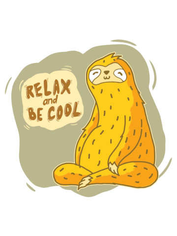 Relax and be cool sloth