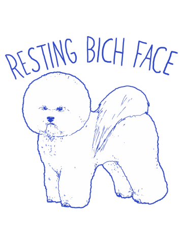 Resting Bich Face