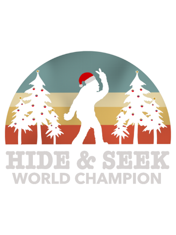 Retro Bigfoot hide and seek world champion