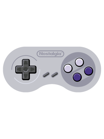 Retro Video Game Controller Nostalgia