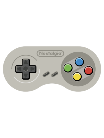 Retro Video Game Turbo Controller Nostalgia
