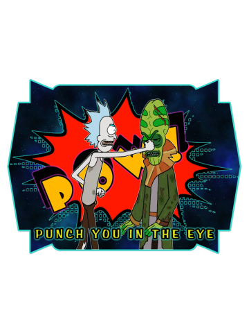 Rick and Morty - Zeep - Phish - Punch You In The Eye - Lot Shirt