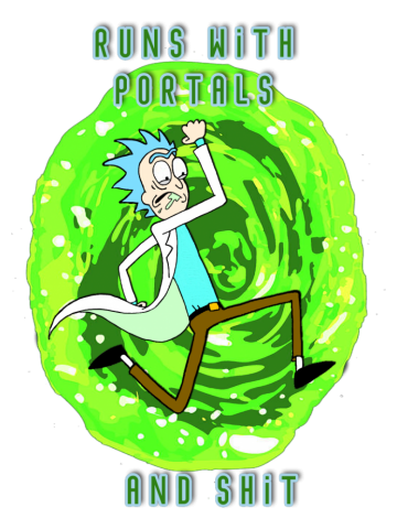 Runs with portals and shit