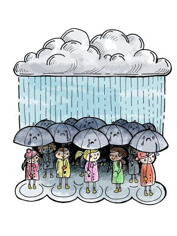 Sad Umbrellas