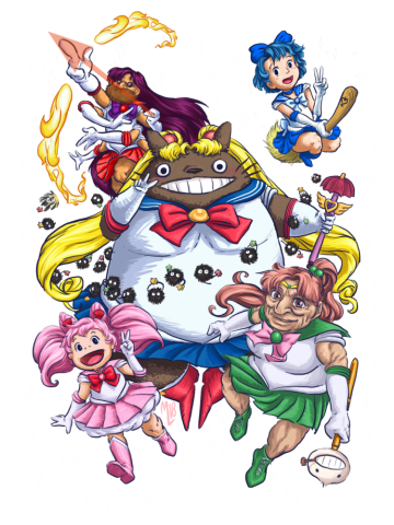 Sailor Totoro and Friends