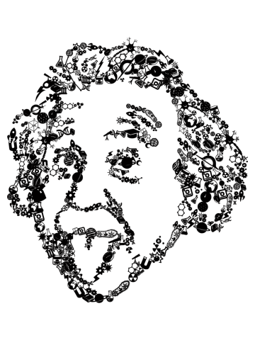 Science Einstein Minimalist 