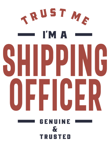 Shipping Officer Gift Funny Job Title Profession