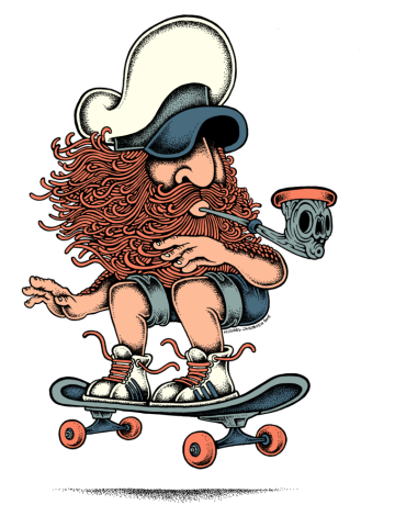 Skateboard Sailor