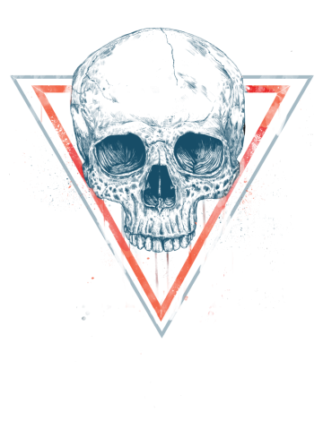 Skull in triangles