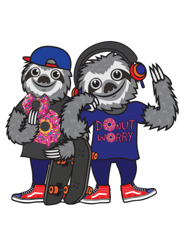 Sloth Donut Worry