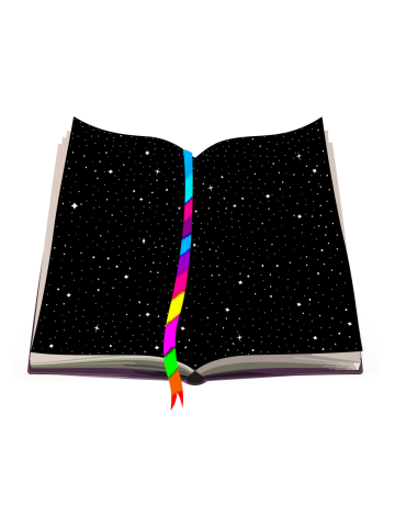 Space Book Art