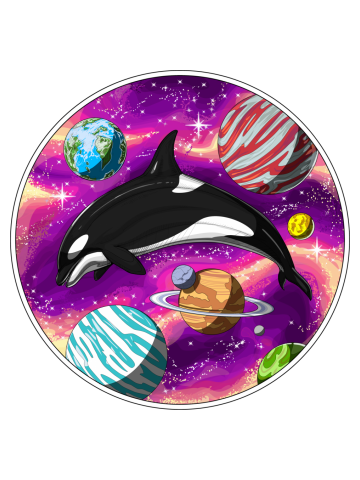 Space Orca Whale